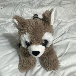Warmies Cozy Plush - Raccoon Large Therapy Microwavable Heatable Toy